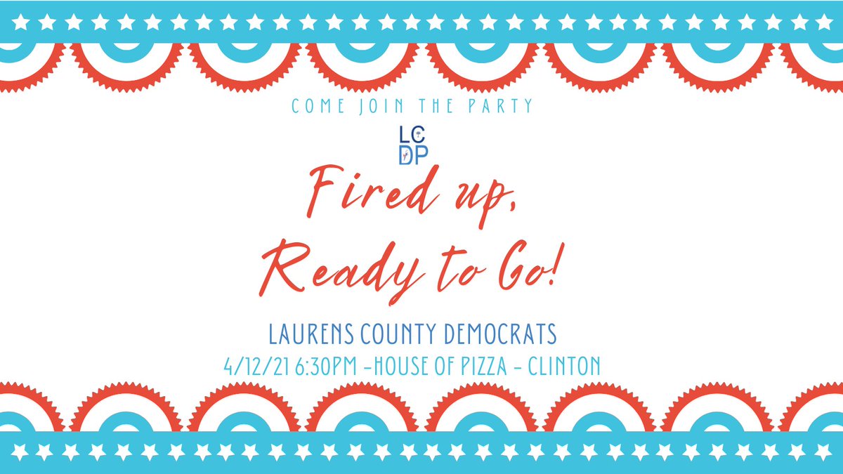 LCDemParty's tweet image. Join us 4/12/21 at HOP in Clinton - Let's get this party started!