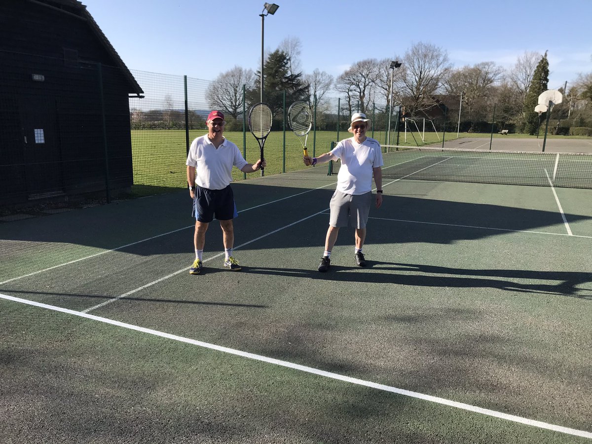 Tennis is back! Played our first game since lockdown 3 started. Great to be out and about on a beautiful spring day. #tennis #ruspersportsclub