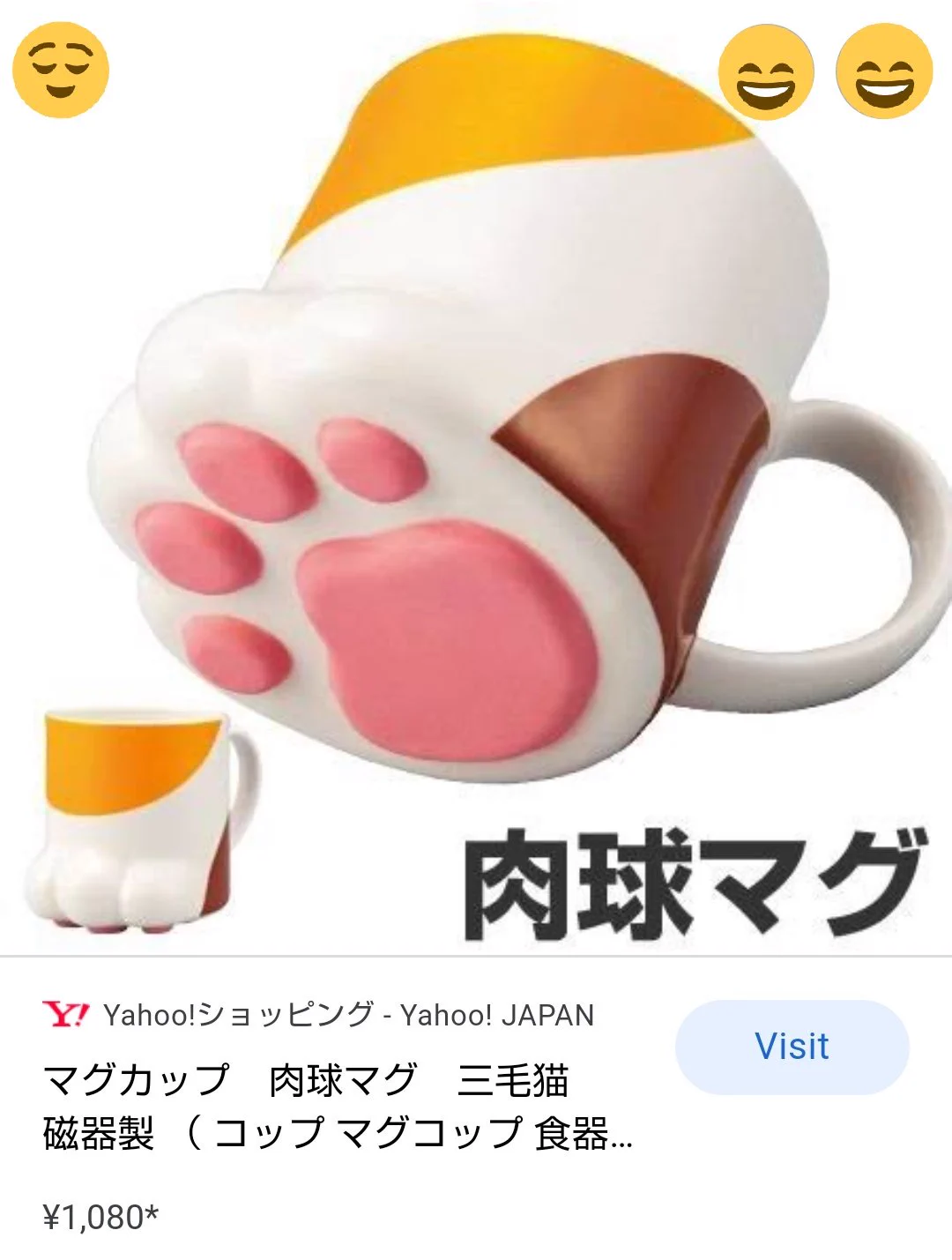 @Darwin__Charles こちらもオススメです✨
ホットな飲み物を入れると
底の肉球がいい感じに手に馴染みます✨ 