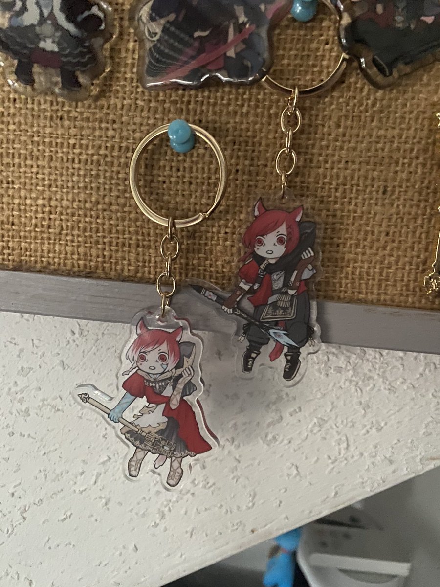 Love these little keychains by Gomisando on etsy 🥺 Dangly catboy!