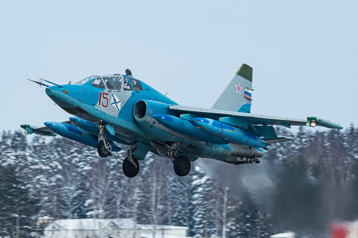 Пока что, один из самых ярких уловов 2021 года. Су-25УТГ МА ВМФ России.