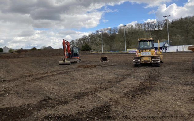 Allgrassturf's tweet photo. @darvelfc cut and fill complete, ready for top soil on Monday 🚜🌱 https://t.co/DQ4uNkZa1h