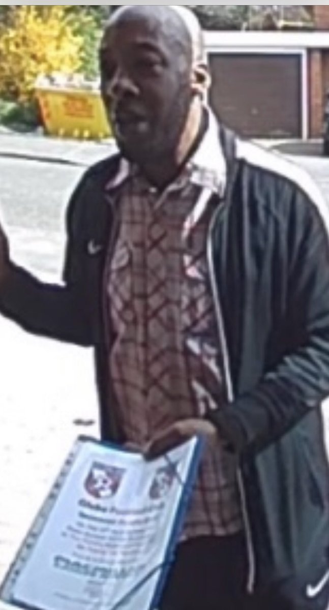 REWARD - the man below has scammed people, claiming to represent Glebe FC and stating that all donations will go to , ‘MacMillan Cancer Support ‘. £500 will be donated to the Charity so they get the money they deserve and £500 Reward for information leading to arrest . -