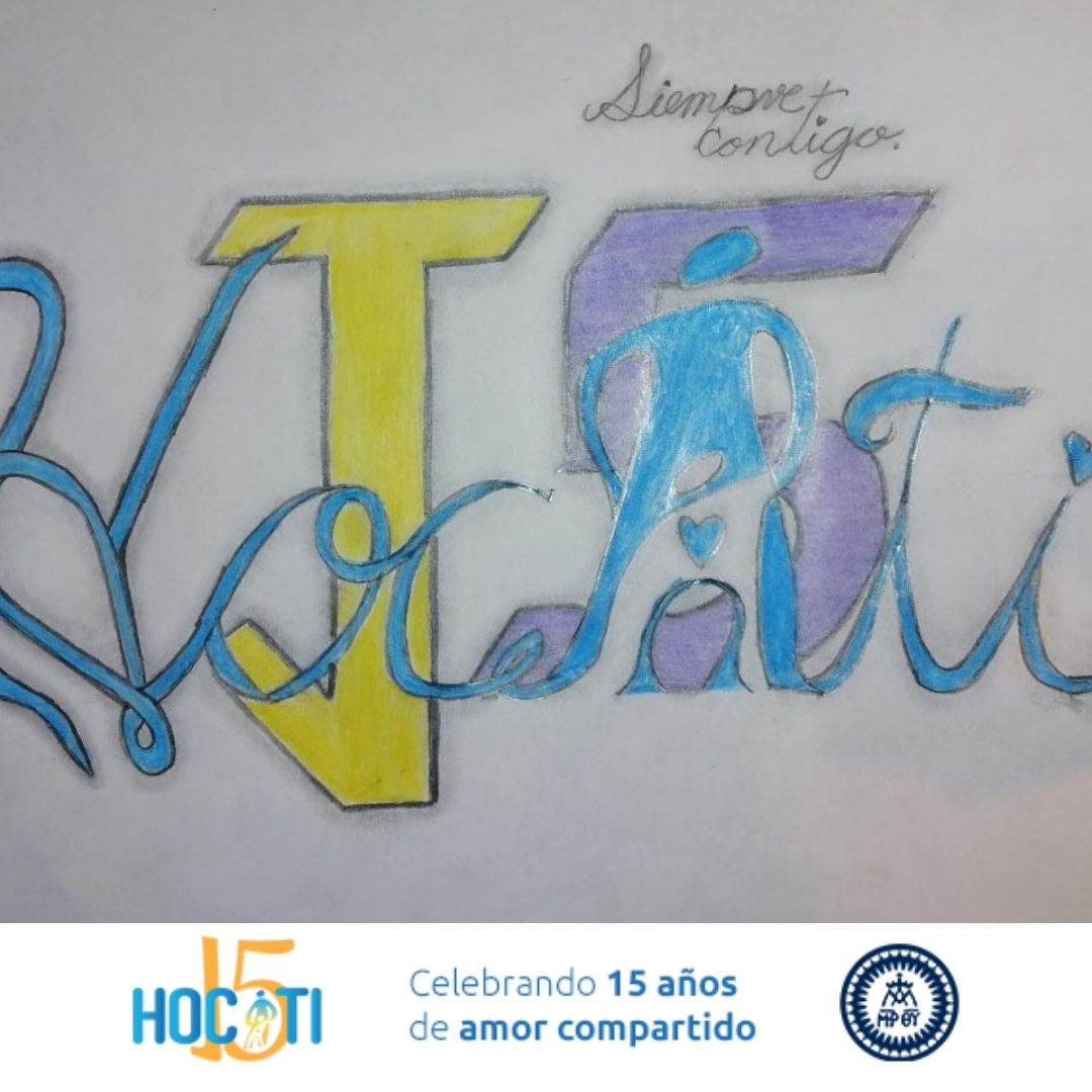 Hocatis's tweet photo. ✍️¿Cómo creamos el logo de los 15 años de  HOCATI?
Les presentamos la tercera propuesta  que elaboraron nuestros adolescentes, de la cual tomamos: El 1 ¨al revés¨, los chicos nos explicaron que aunque las cosas estén mal o de cabeza como el 1,HOCATI siempre esta ahí. #HOCATI #15 https://t.co/djrSlKdpSW