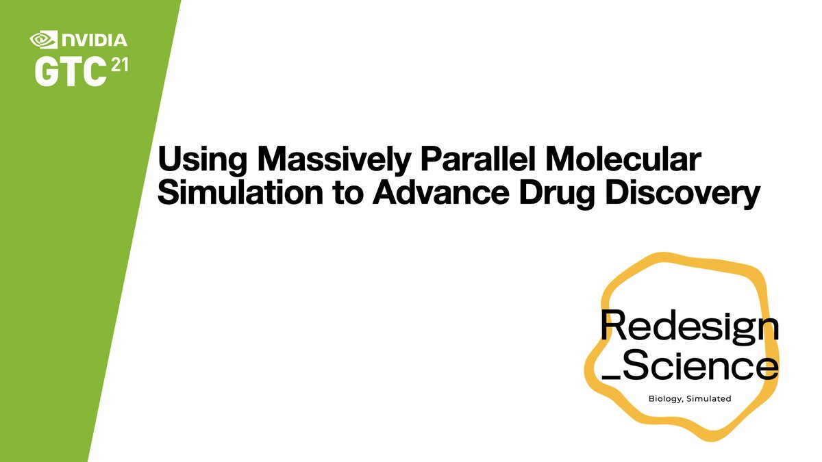PneumaticDill's tweet image. I&apos;m presenting at GTC 2021 this coming week on our work about using large scale molecular dynamics simulation for drug discovery, check it out for free here nvidia.com/en-us/gtc/