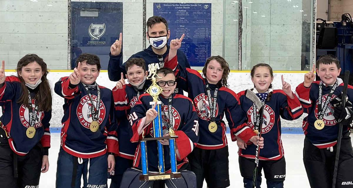 Malden was well represented in today’s exciting East Coast Junior Patriots championship win over Brookline 4-3!