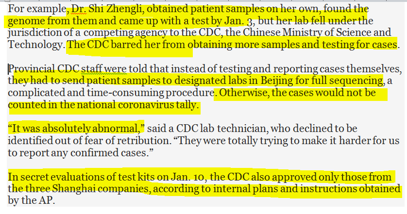 23. Did  @edwardcholmes the "virus spotter" not spot this when he worked so closely with these CCDC researchers? His excuse: China Politics? You're twistin' my melon man! https://twitter.com/BillyBostickson/status/1359019696008298498