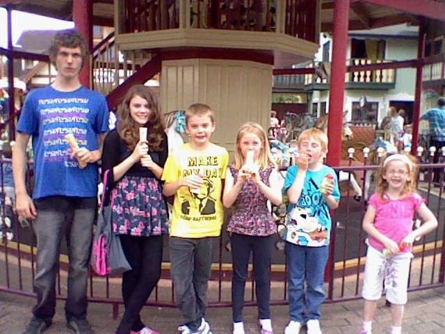 Here is a selection of my favourite photos of me & my siblings: A trip to a theme park while we were in care