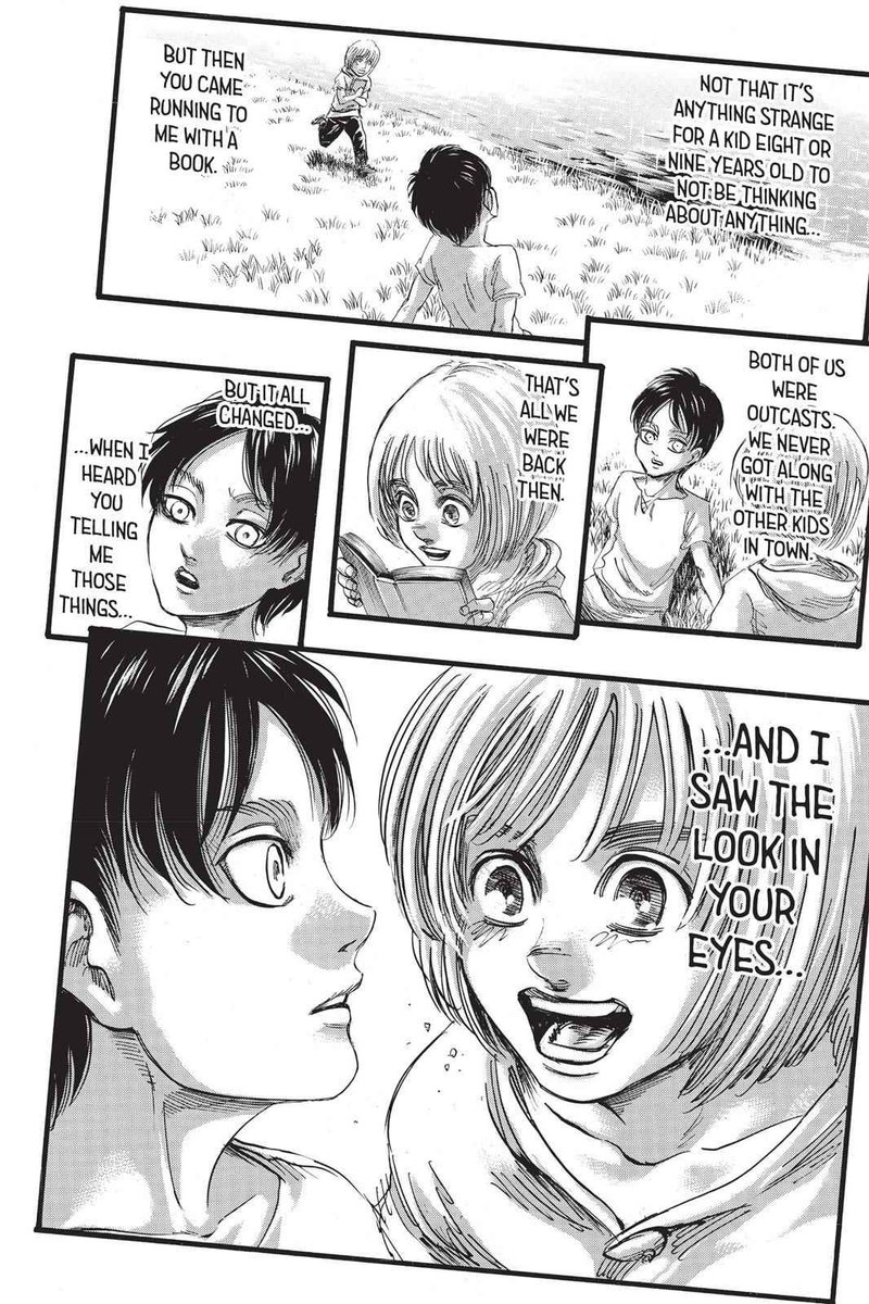 And that’s why Eren & Armin’s ideals of freedom were always meant to clash with each other since day 1