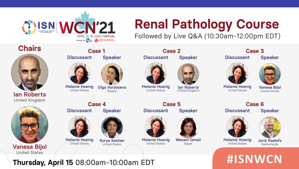 HofNorthwell Kidney (@hofstrakidney) on Twitter photo Next week with <a href="/ISNkidneycare/">Int Society of Nephrology</a> <a href="/ISNWCN/">World Congress of Nephrology</a> check out <a href="/VBijol/">Vanesa Bijol</a> at the renal path course #ISNWCN Next week with <a href="/ISNkidneycare/">Int Society of Nephrology</a> <a href="/ISNWCN/">World Congress of Nephrology</a> check out <a href="/VBijol/">Vanesa Bijol</a> at the renal path course #ISNWCN