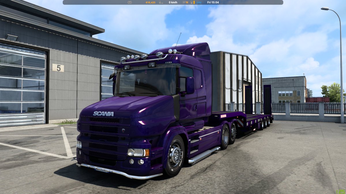 LdbValow's tweet photo. Just added this BEAUTIFUL truck to my fleet... maybe time for some Iberia Silent Trucking?
#EuroTruckSimulator2
#Scania
#ScaniaT
#VirtualTrucking https://t.co/NiSHo9Wu12