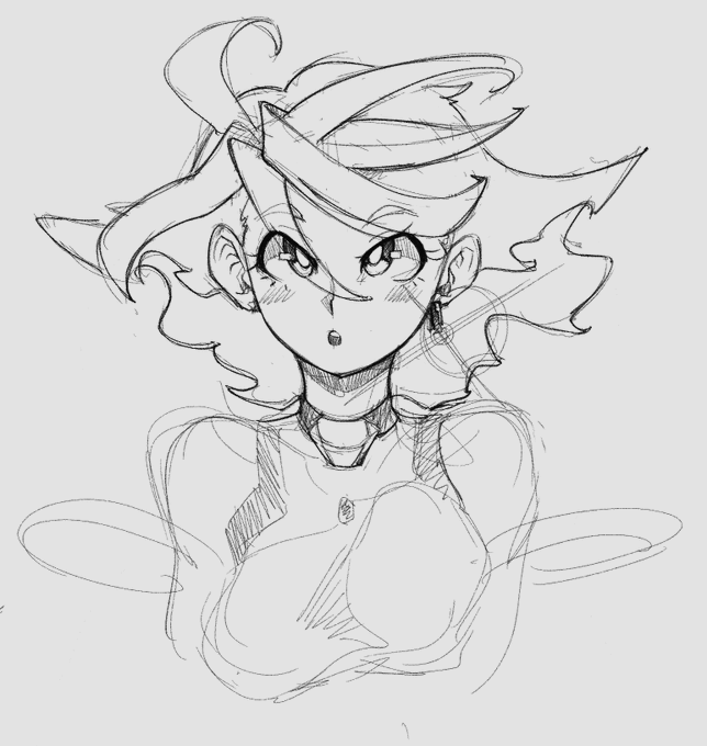 [oc] android lady. havent drawn her in a long time. 