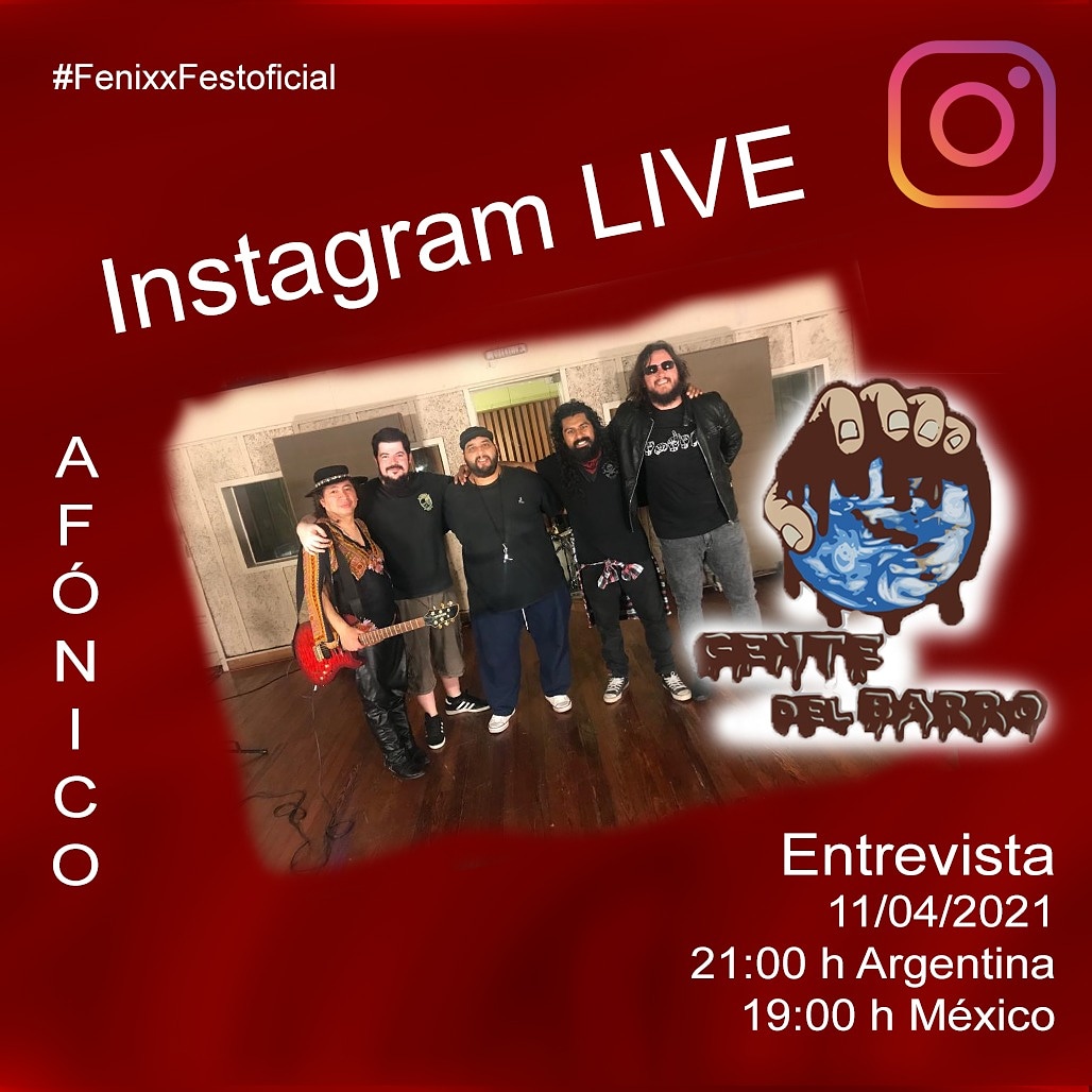 Mañana salimos en vivo en México,live ig @AfonicoMusica 21hs arg.