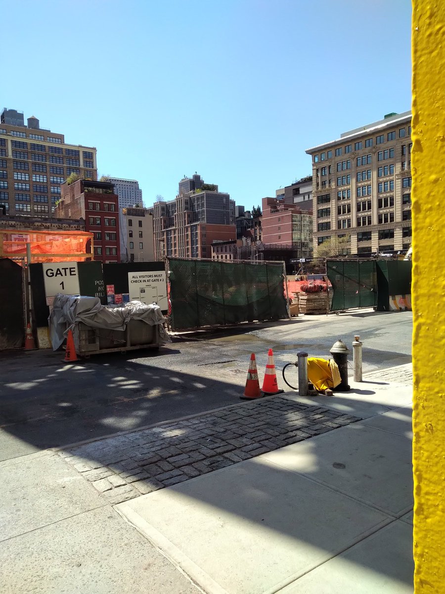 WhitStillman's tweet image. View from the #WesterlyFilms Archive Tower toward
#TheLastDaysOfDisco "Disco Exterior" -  now entirely demolished
