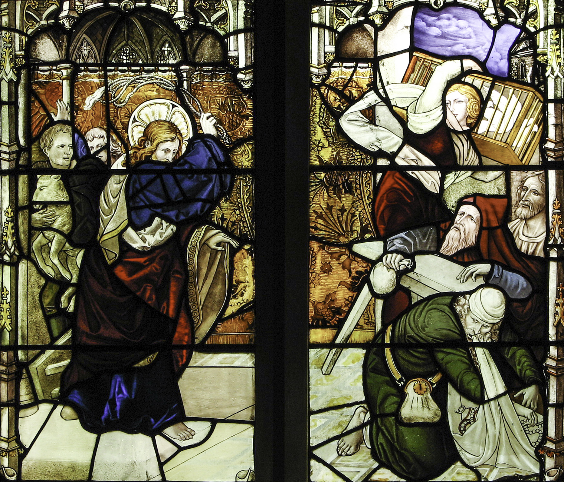 Christ driving out the Money-Changers
