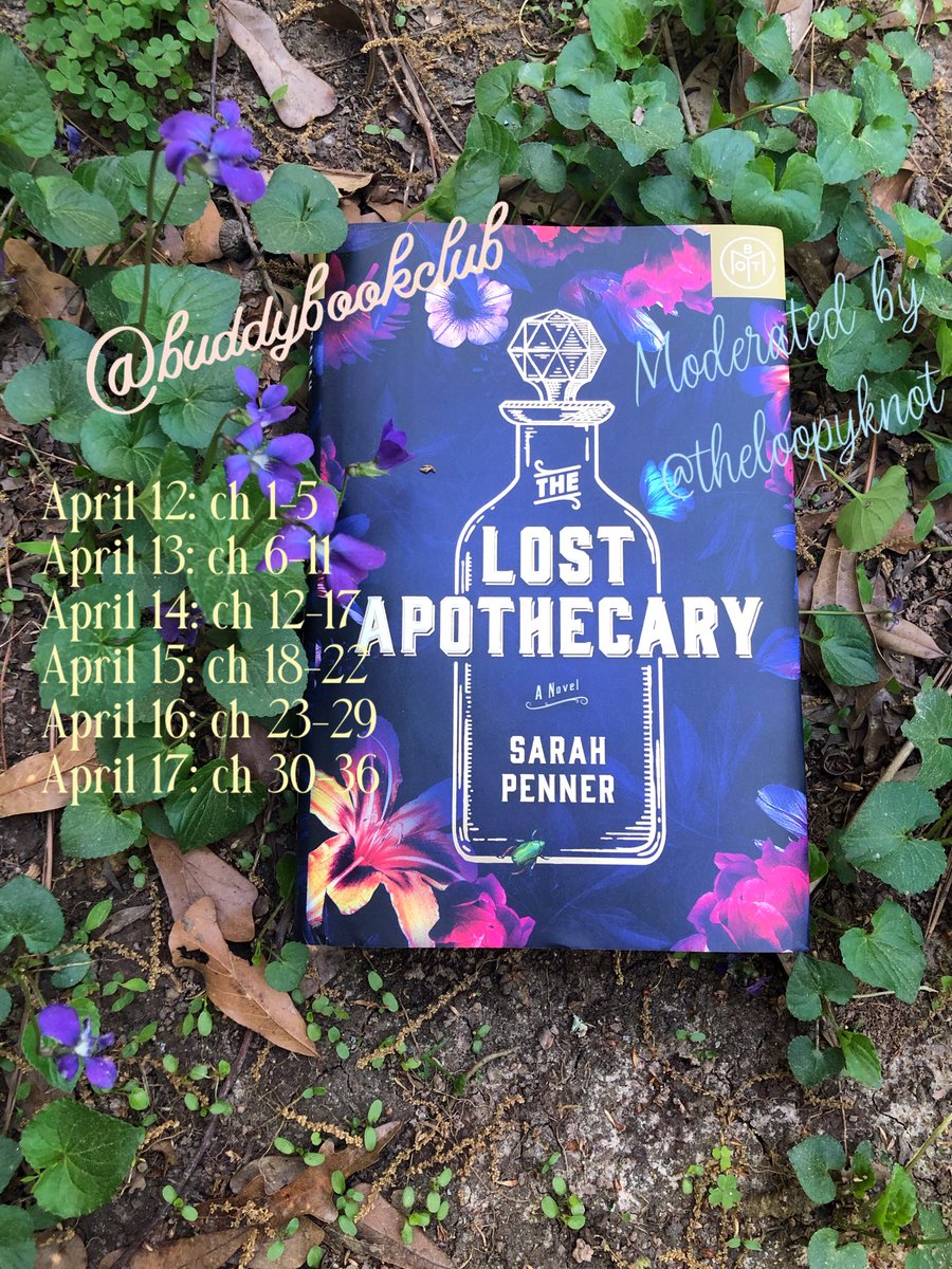 Moderating a buddy read over on Instagram next week. There’s still time to join in! #buddyread #thelostapothecary @sl_penner