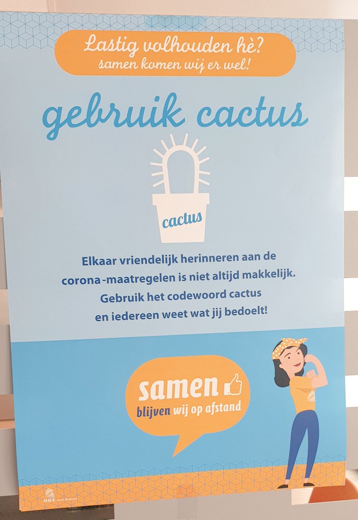 Waarom kun je in de #GGZ gewoon tegen een ander zeggen 
"denk aan je mondkapje". Waarom van iets simpels, iets moeilijks maken? Is hier een commissie weken mee bezig geweest? Zonde van het geld, volgens mij zijn er grotere problemen in de #GGZ #problemenmakendieernietzijn