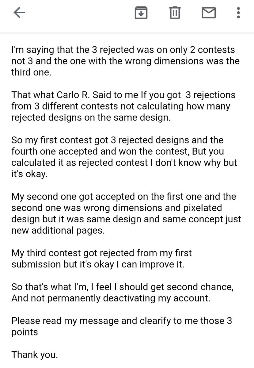 JimmyUXer's tweet photo. I've very bad experience at DesignCrowd As a designer.
DesignCrowd Only respect people who pay only, which is the clients.
I'm very sad to have this experience at big freelancing platform like DesignCrowd
@DesignCrowd
#Designcrowd
#brandingdesign #brandingidentity #brandingtips https://t.co/Nv0qoryKVl