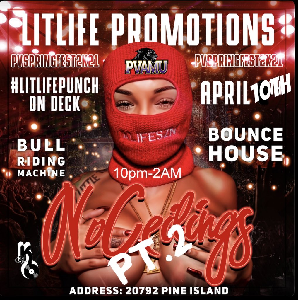 OMG_ItsCJ's tweet photo. Back For A Pt.2🤷🏾♂️
Everybody Pull Up Tonight We Still outside 🗣🗣🗣
(NO SHUTDOWN ‼️‼️)
#NoCeilings
#PvSpringfest2k21 #PVxTxSuSpringFestWeekend https://t.co/rQY5TaU08e
