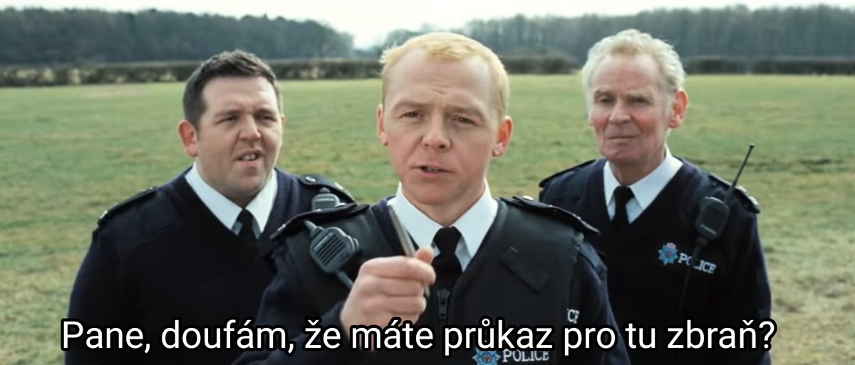 I'm thinking we need a Czech version of Hot Fuzz that's based on this story