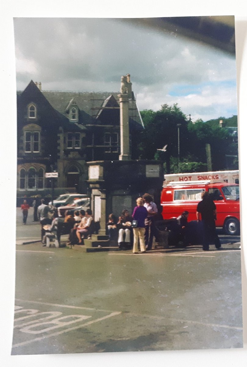 My pal, David, who runs Lost Edinburgh, recently came across this, fuzzy, pic, taken by a 14-year-old Glasgow lad, sitting on a coach in Portree, on Skye.