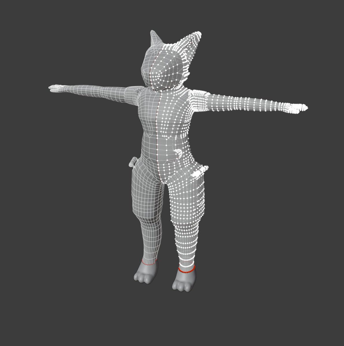 I am so sick of looking at this mesh but thankfully all that is left to do now are his feet. Shouldn't be hard to do them either, at least compared to the HELLSCAPE that was his handles