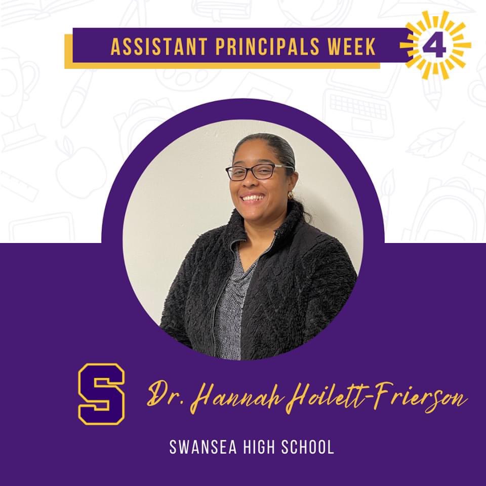 To wrap up #APWeek21, we’re recognizing our high school staff! 

Tony Flowers, Michael Spencer, and Dr. Hannah Hoilett-Frierson, who serves as assistant administrator, are the dream team for <a href="/swansea_high/">Swansea High School</a> Thank you for all that you do for the district and our students!