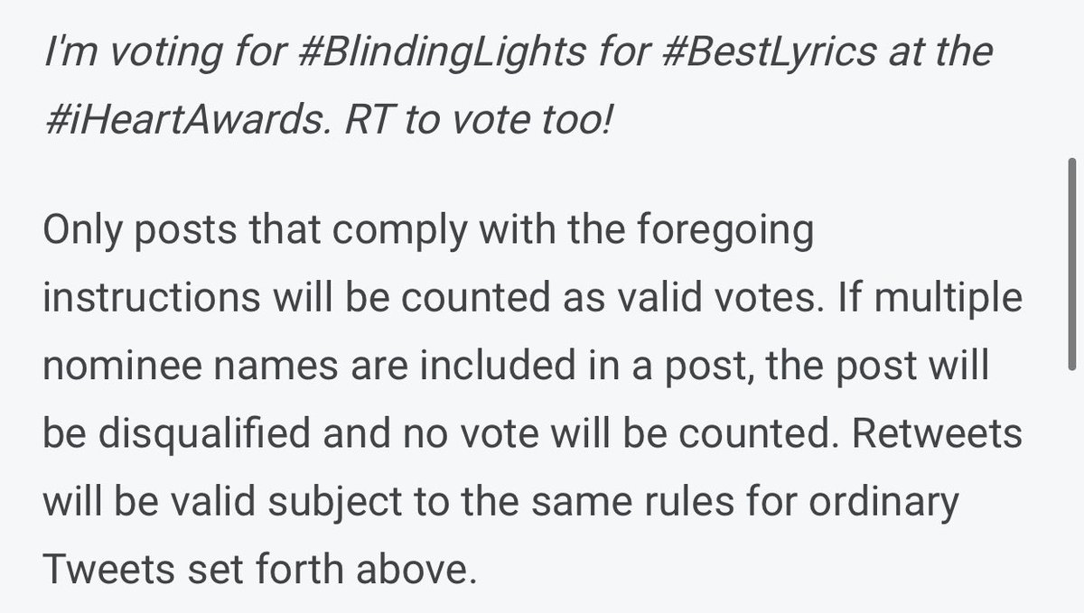 first here are the rules:- maximum number of votes is 50 tweets/rts per category per day- time period: 9am ET 7th April - 11:59pm ET 19th May- accs must be public and have more than 50 followers - one artist and one category per tweet- must use correct hashtags