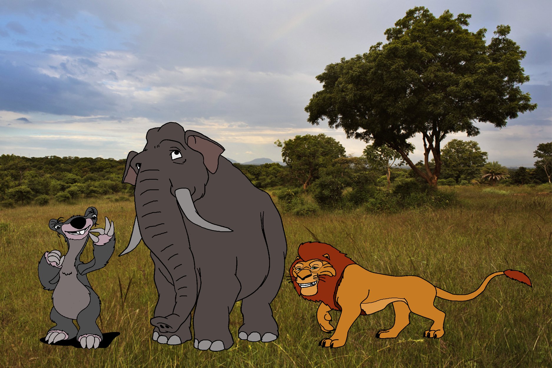 Ice Age Manny Vs Rhinos