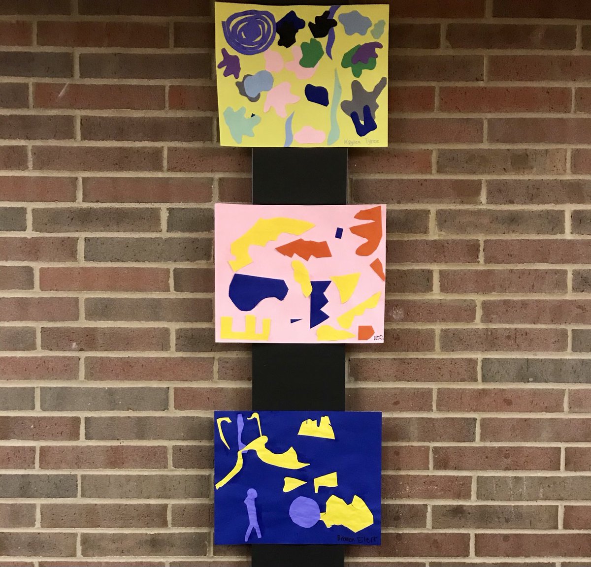 smoser13's tweet photo. 6th Graders’ Matisse inspired Cut-outs https://t.co/LAPcqt1DhY