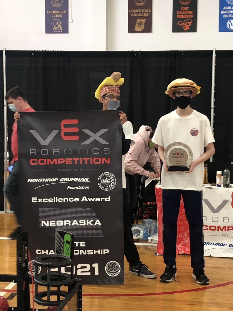 Team3141's tweet photo. The 2021 State Excellence Award winners 3141B.  Way to go Nathan and Vincent!! https://t.co/dBwlutDF9r