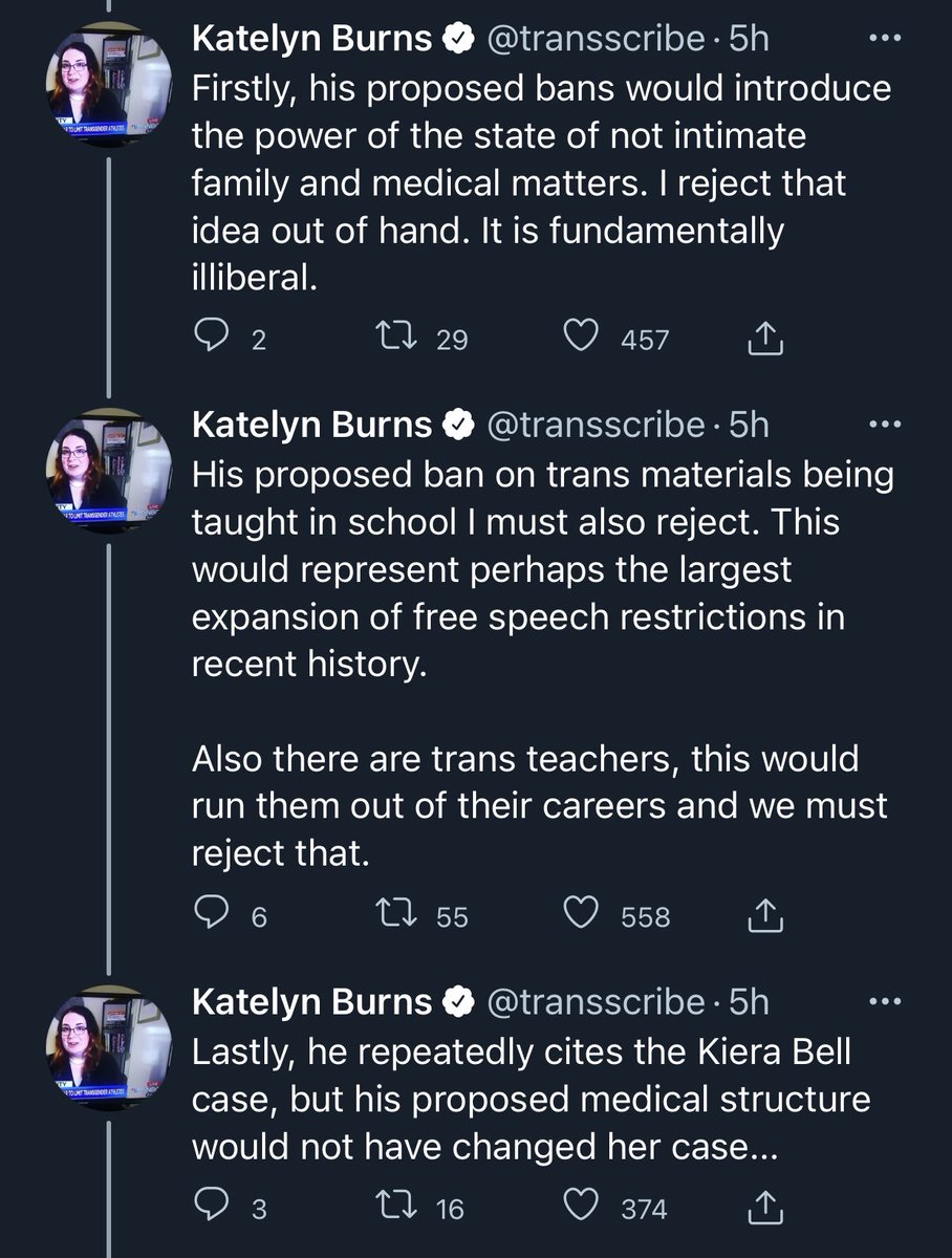 If you’re interested in a quick rundown of some of the glaringly obviously issues with his piece,  @transscribe has a short thread on it  https://twitter.com/transscribe/status/1380909056437710855?s=21