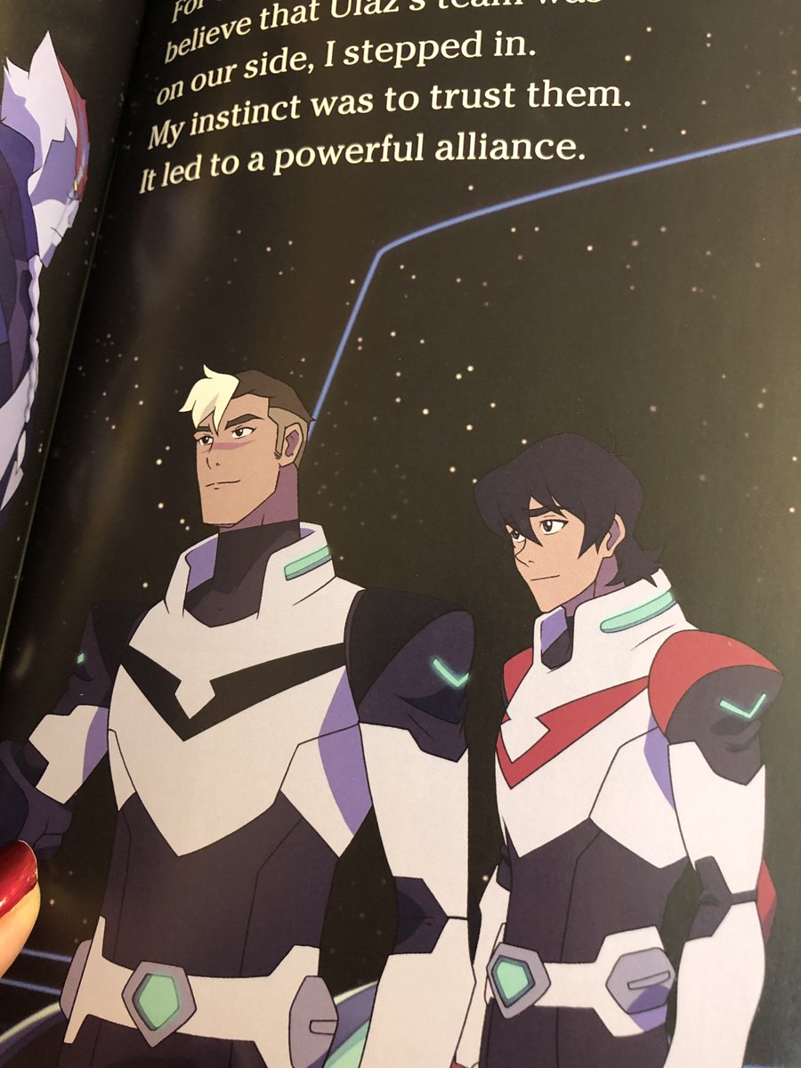 These stories made it clear that Shiro and Keith are friends, not brothers (sorry, antis, you're wrong). And then they'd include illustrations like the second one, where Keith is most definitely not looking at Shiro like a friend: