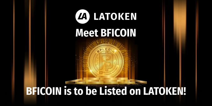 LATOKEN will list BFICoin BFIC!

BFIC Protocol is a decentralized network that allows anyone to invoice a payment for which the recipient can pay in a secure way. All of the information is stored in a decentralized authentic ledger.

Stay tuned for the upcoming Airdrop and TC!