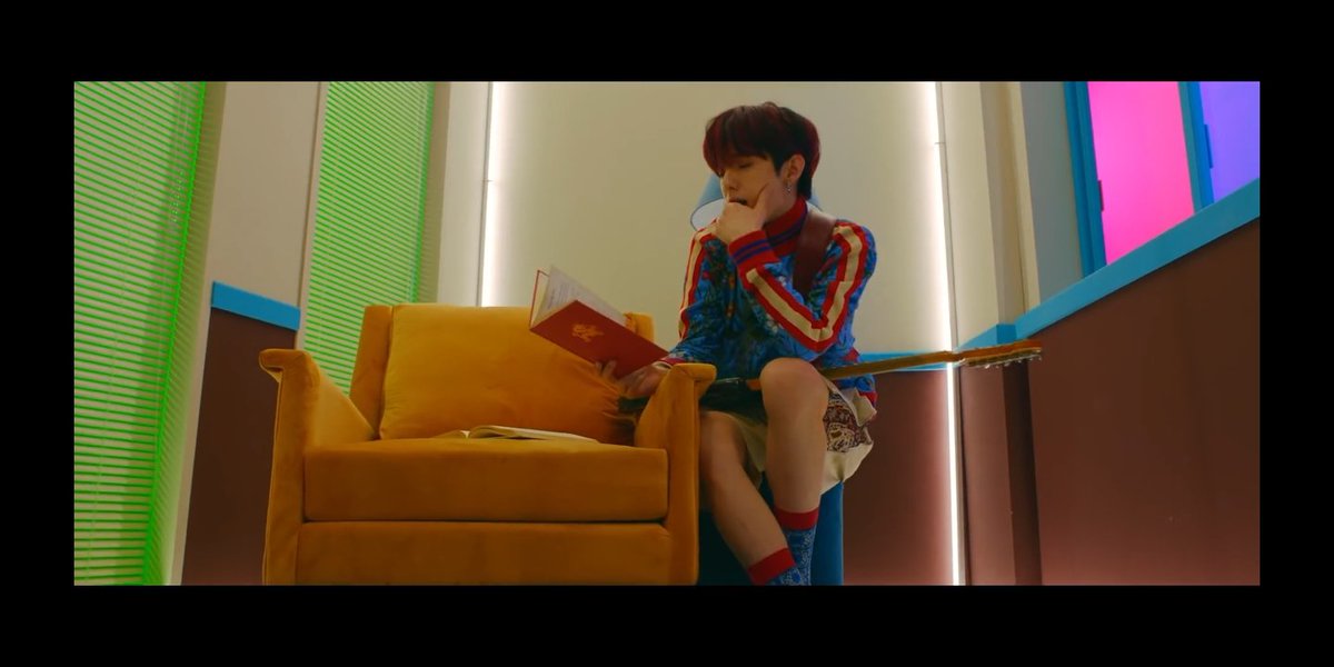 you can also see books in the mv which means that you still have a lot to learn as a kid and you still have a long way to go.