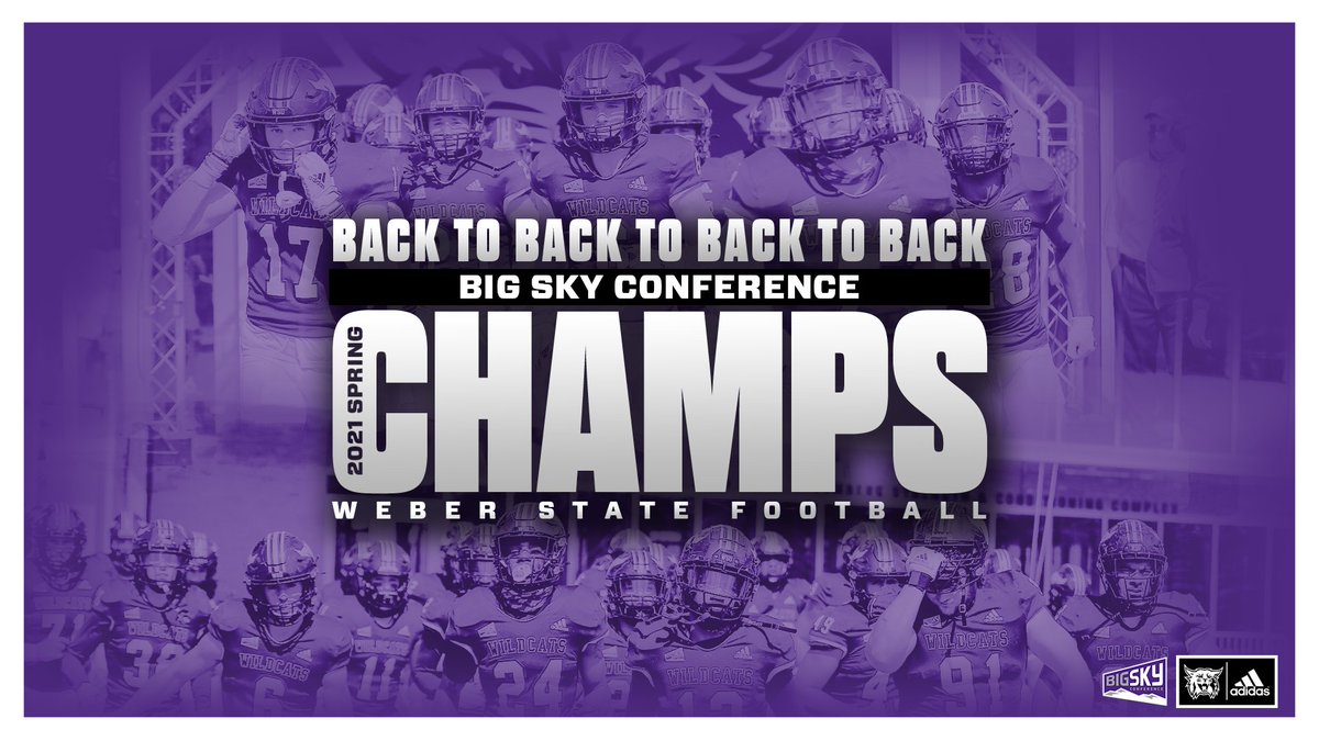 weberstatefb's tweet photo. BACK TO BACK TO BACK TO BACK

BIG SKY CHAMPIONS

#PurpleReign #WeAreWeber #BigSkyFB https://t.co/P8OaKSss6q
