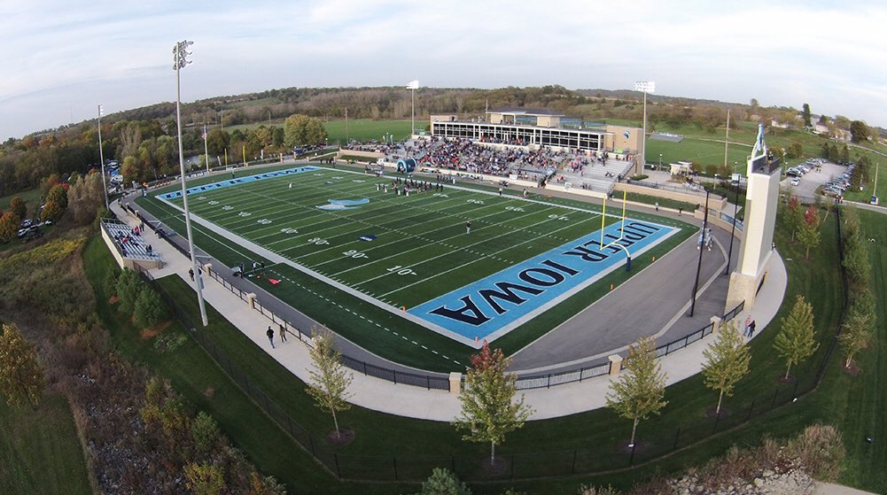 Michae1sten's tweet photo. After an awesome visit I’m excited to receive my first scholarship offer from Upper Iowa University! Thank you for this opportunity! @Coach_Hammock @Coach_Hoskins @PatHill87 #AGTG https://t.co/NcYqr5ldws