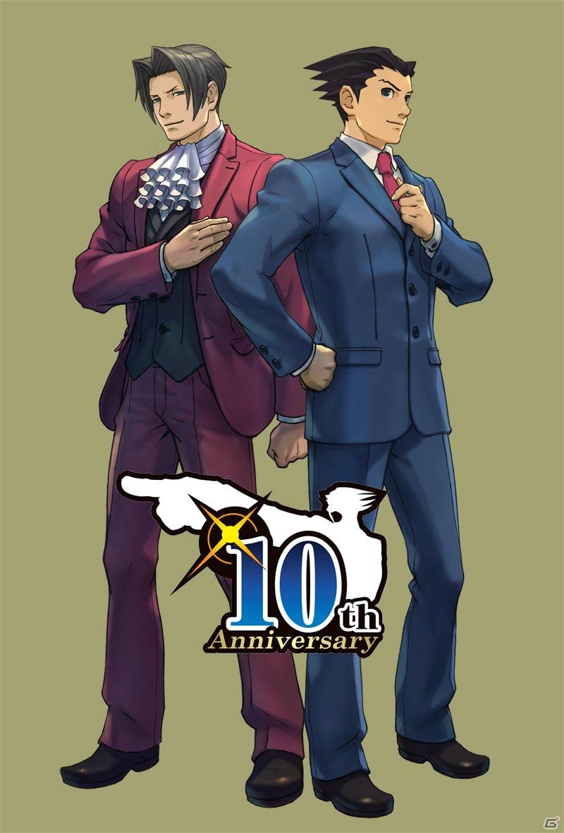Fortunately there's already cleaned and scanned images in the folder while I'm working on the others so here's Phoenix and Edgeworth