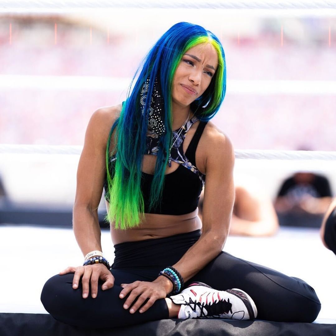 guillaume19721's tweet photo. Sasha Banks💜💙💛💚❤️@SashaBanksWWE #WWE #SashaBanks #Sashakrew #TheLegitBoss #TheBoss #Smackdownonfox #SmackDown #TheBlueprint #TheStandard #WWEThunderDome #BossoftheCell #GrandSlamSasha #WrestleMania #WrestleMania37 https://t.co/s8yA5YZ796