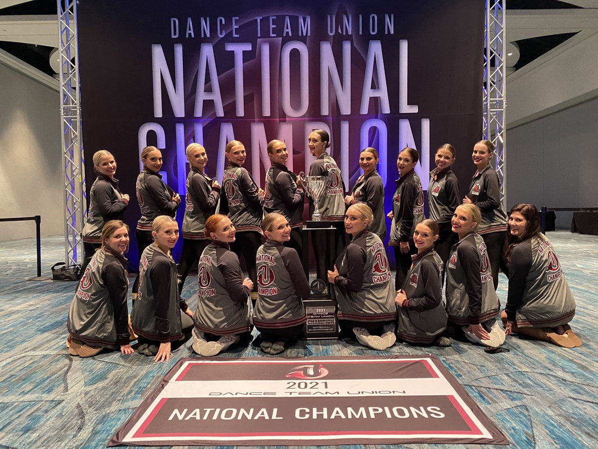 Woodward Boomer Dance Team earned the 2021 Dance Team Union National Champions in the Military Division. This was a new division for the team this year, &amp; their hard work and dedication paid off! The team was also named 3rd in the High Kick division &amp; 6th in the Jazz Division.