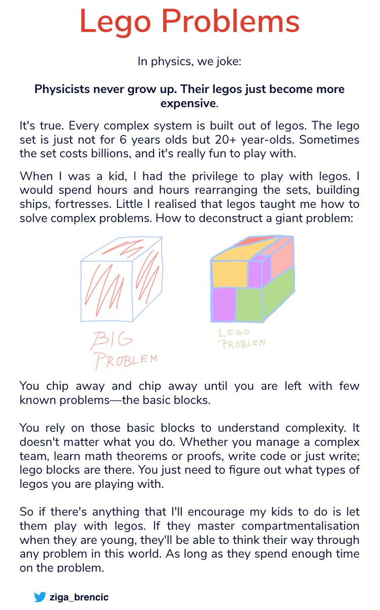 Lego Problems are not just for kids. They are for adults too. We just need to recognise where in our lives they are hidden.