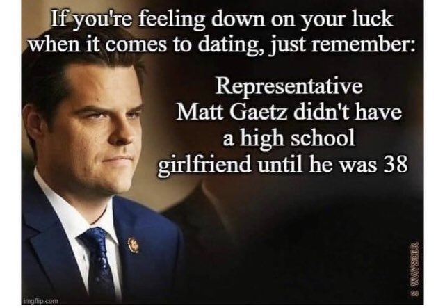 sigmapisage1989's tweet photo. @emilyelarsen @RepMattGaetz @mattgaetz https://t.co/4kx7zWgaWB