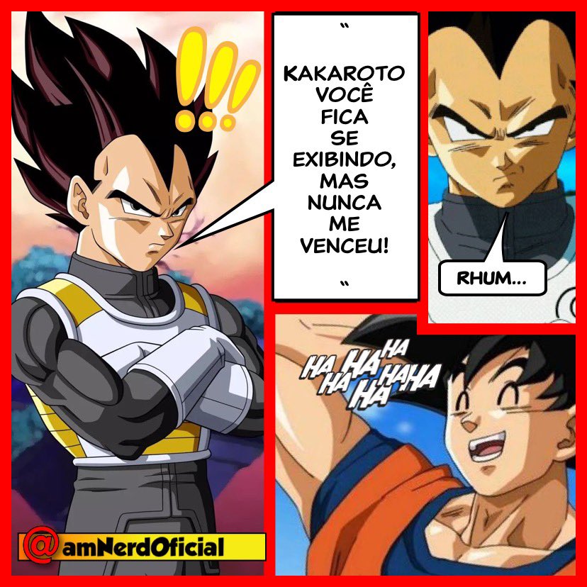 amNerdOficial's tweet photo. Você sabia que Goku nunca ganhou do Vegeta?
O Kakaroto (Goku) é o preferido de muitos fãs de Dragon Ball e também do criador Akira Toriyama.
E você? Tem preferência? Comenta aí!
#amnerd #amnerdoficial #quadrinhos #comics #comicsbook #movies#dragonball #vegeta #goku #vegetavsgoku https://t.co/LZ17ZxAR0F