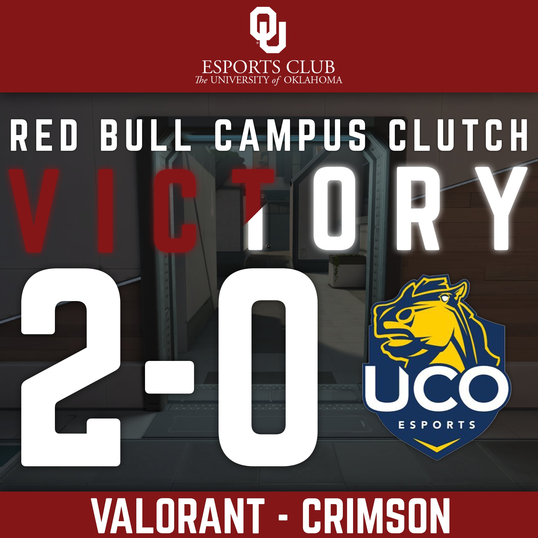 The Ou Esports Club Our Valorant Crimson Team Takes Down Ucoesports In The Red Bull Campus Clutch Tournament 2 0 Ggs Boomersooner Ouesports T Co Yw2szmb1nl
