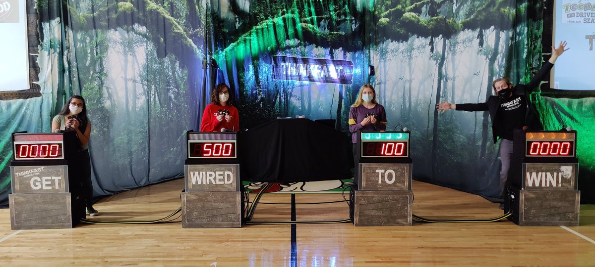 #cdot partnering with #thinkfastinteractive for another year of #teendriversafety #learning #maskup #competition #experiential #everyoneengaged 
#safetyfirst Tim@ThinkFastInteractive.com 877-454-5655