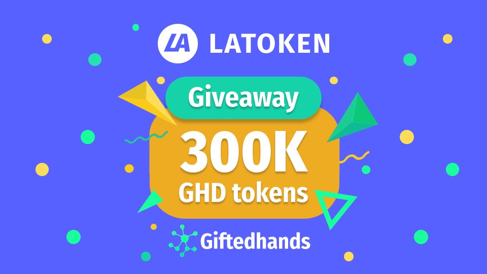 Your chance of winning in the <a href="/giftedhandsGHD/">giftedHands</a> giveaway is still intact. 💰

4 lucky winners to get 50K GHD tokens each. The top-3 inviters with the most referrals will get assured shared of 100K GHD tokens!

Start winning now: go.latoken.com/4kl

📅 April 13