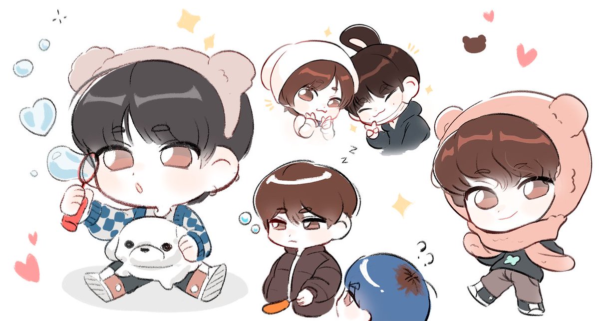 Miccetyan's tweet photo. our lovely beomgyu is the cutest little bear in the universe🧸thank you for always being my source of happiness and comfort #TXTfanart #we_love_you_beomgyu https://t.co/16R72FrNvP