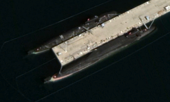 Just weeks prior on January 26th, 2021 Four Jin-class SSBNs & Four Shang-class SSNs were spotted at the same piers at Yulin. There are supposedly six Jins & six Shangs in service.