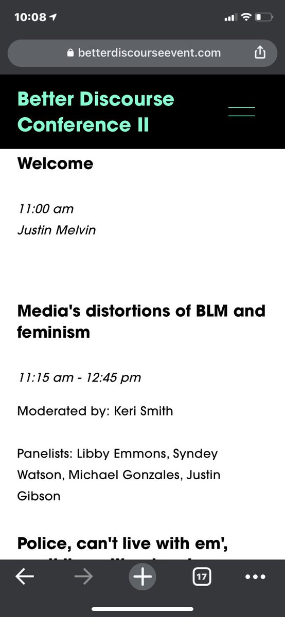 4/ There is another sponsor listed on the website for the Better Discourse Conference, as well as the bios of speakers, descriptions of various panels and an explanation as to why they chose to meet in Kenosha this year, instead of Milwaukee