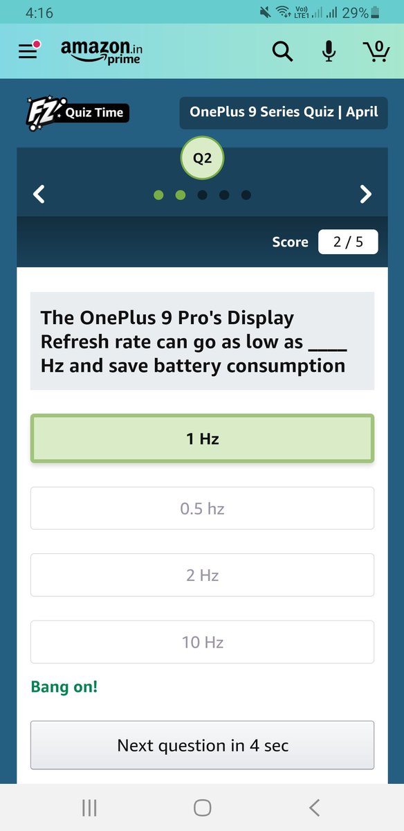 arijitdey67's tweet image. Part1 - @amazonIN, @OnePlus_IN 
Hi, AMAZON is launching sale on promising - OnePlus9Series from 15th April. Answer the quiz at AmazonApp to win this amazing product. Answers are attached here. here. #amazonmobileinsider #oneplus9serieslaunchevent